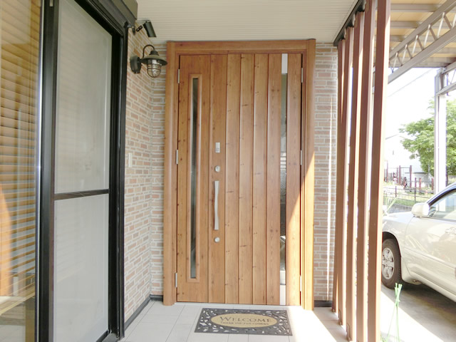 玄関ドア　ＬＩＸＩＬリシェント８００型　簡易タッチシステム　名古屋市東区